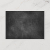 Krijtbord Receptie Insert Kaarten (Achterkant)