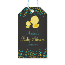 Krijtbord Rubber Eend Baby Shower Cadeautags