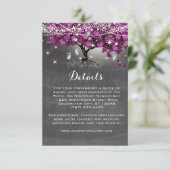 Krijtbord Sangria Wijnbos Hartblad Informatiekaartje (Staand voorkant)