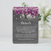 Krijtbord Sangria Wijnbos Hartblad RSVP Kaartje (Staand voorkant)