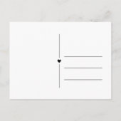 Krijtbord Save the Date Briefkaart (Achterkant)