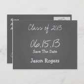 Krijtbord Save the Date Briefkaart (Voorkant / Achterkant)