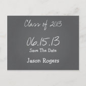 Krijtbord Save the Date Briefkaart (Voorkant)