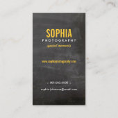 Krijtbord Schattigee Tortelduifjes Floral Business Visitekaartje (Achterkant)