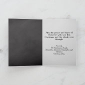 Krijtbord Schrift Kerstmis Feestdagen Kaart (Binnen)