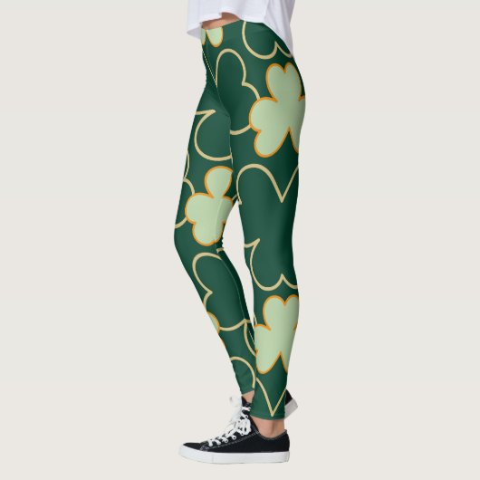 Krijtbord Shamrock St. Patrick's Day Leggings (Links)