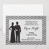 Krijtbord Silhouet Koppels Kaart (Voorkant / Achterkant)