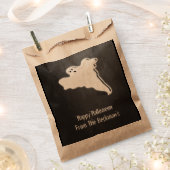 Krijtbord Spooky Halloween Ghost Bedankzakje (Geknipt)