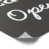 Krijtbord Stijl Aangepaste Wasmachine Muur Kunstpr Poster (Hoek)