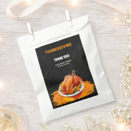 Krijtbord Thanksgiving gebrande Turkije Baby showe Bedankzakje