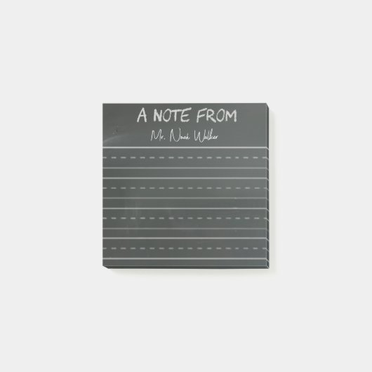 Krijtbord Thema Post-it Notities Post-it® Notes (Voorkant)