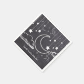 Krijtbord Twinkle Twinkle Little Star Baby shower Servet (Hoek)