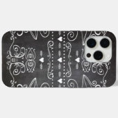 Krijtbord Typografie Kunst Case-Mate iPhone Case (Achterkant (horizontaal))