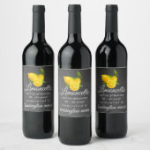 Krijtbord Uitzicht Limoncello Flessen Etiket | (Flessen)