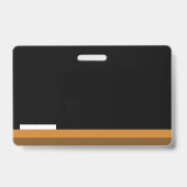 Krijtbord verpleegster plastic badge haltespas (Achterkant)