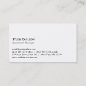 Krijtbord Visitekaartje (Achterkant)