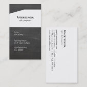 krijtbord wit paneel visitekaartje (Voorkant / Achterkant)