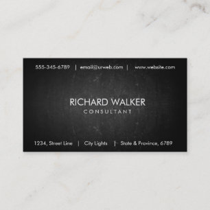 Krijtbord Zwart bord Elegant Modern Professional Visitekaartje
