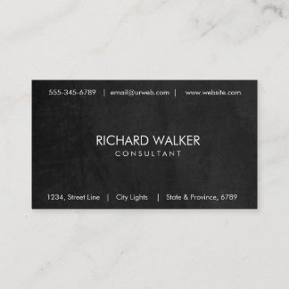 Krijtbord Zwart bord Elegant Modern Professional Visitekaartje