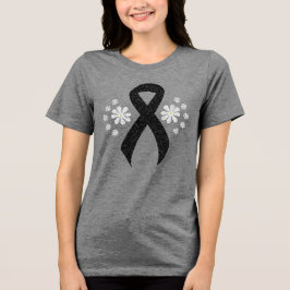 Krijtbord Zwarte Lint Tri-Blend Shirt