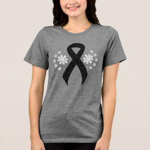 Krijtbord Zwarte Lint Tri-Blend Shirt