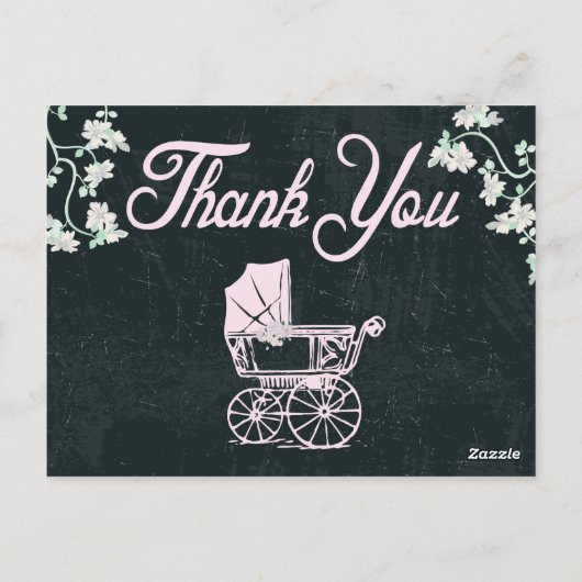 krijtborddouche Dank u kaarten (Achterkant)