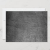 Krijtbordpatroon Opslaan Datum Bruiloft Uitnodigin Save The Date (Achterkant)