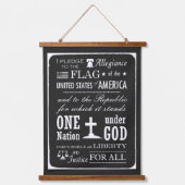  krijtbordstijlpleister voor leesbaarheid hangend wandkleed (Voorkant)