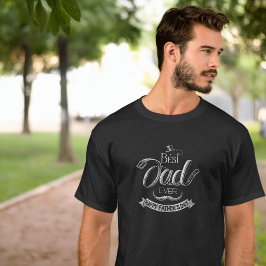 Krijtbrief Beste Papa Ooit Vaderdag T-shirt