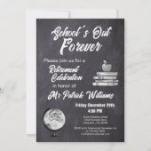 Krijtje voor lerarenpensioen Zwarte schoolbord Nos Kaart (Voorkant)