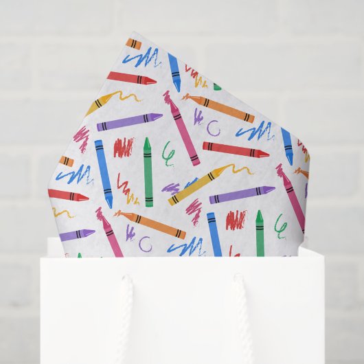 Krijtjes Découpage Papier, School Kunst Tissuepapier (Cadeauzakje)