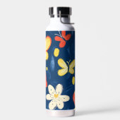 Krijtjes en Vlinder Bloemen Waterfles (Links)