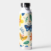 Krijtjes en Vlinder Bloemen Waterfles (Links)