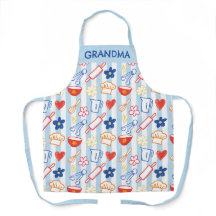 Krijtjes Keuken Doodle Retro Kookpatroon