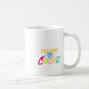 Krijtjes Kleuren Nog - Geestelijke Gezondheidsbewu Koffiemok