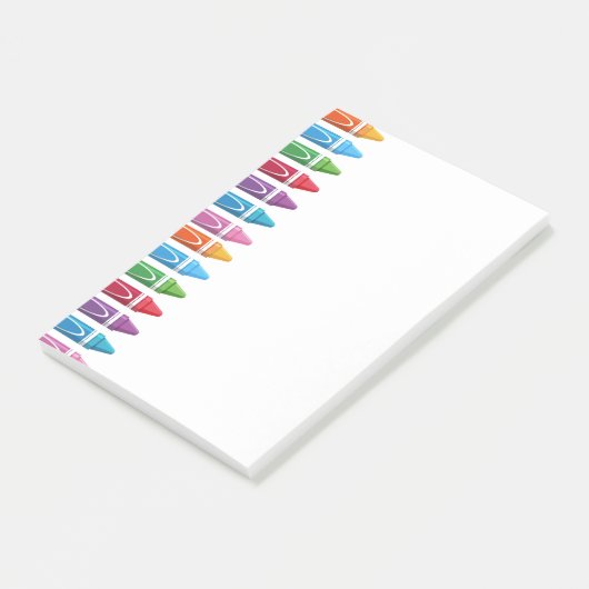Krijtjes  post-it® notes (Schuin)