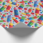 krijtjespatroon cadeaupapier (Hoek)