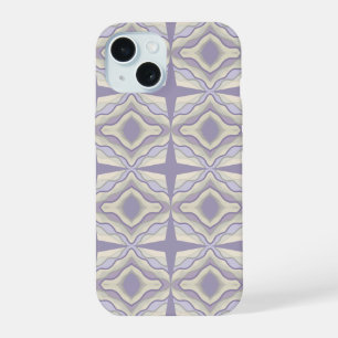 Krijtroze lavendel achthoekige ster geometrisch on iPhone 15 case