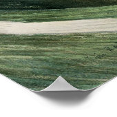 krijtschilden in Engeland, landschap herstellen Poster (Hoek)