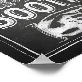 Krijtstijl PHOTO BOOTH Bord Afdruk Poster (Hoek)