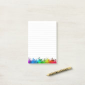 Krijtstof Regenboog 3M Post-it® Notities Notes (Op bureau)