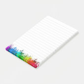 Krijtstof Regenboog 3M Post-it® Notities Notes (Schuin)
