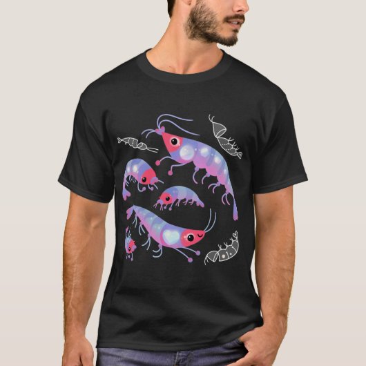 Krill - donker t-shirt (Voorkant)