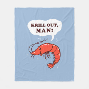 Krill Out Man Fleece Deken