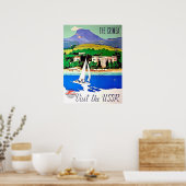 Krim, bezoek USSR, zeiltocht,  sovjetreis Poster (Keuken)
