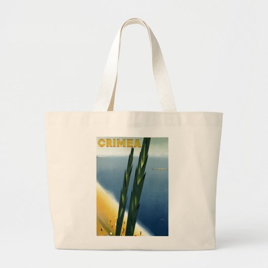 Krim Grote Tote Bag (Voorkant)