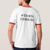 Krim is Oekraïne! T-shirt (Achterkant volledig)