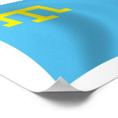 Krim Poster Tatars Flag Print (Hoek)