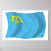 Krim Poster Tatars Flag Print (Voorkant)
