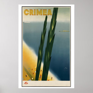 Krim Sovjettijdperk Reisposter - Ingelijst Niet-i Poster